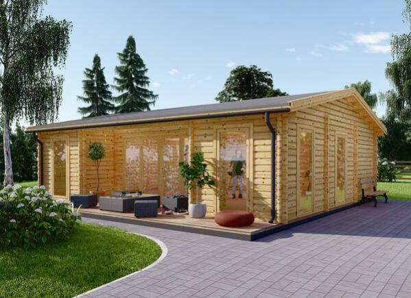 Casas de madera de 50 m² de tamaño medio por un precio justo