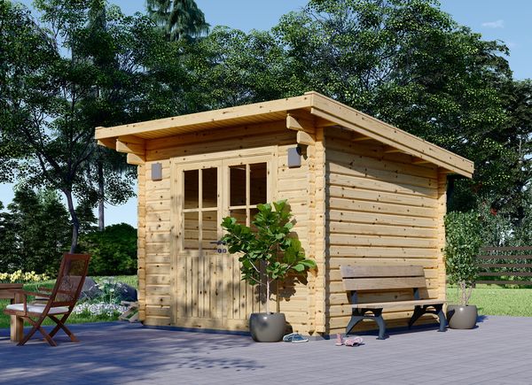 Abri de jardin en bois DREUX (44 mm), 5x4 m, 20 m²